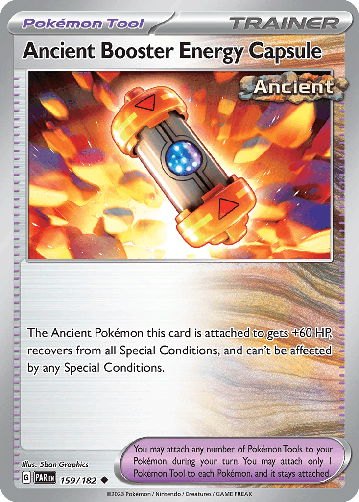 Ancient Booster Energy Capsule Pokémon card