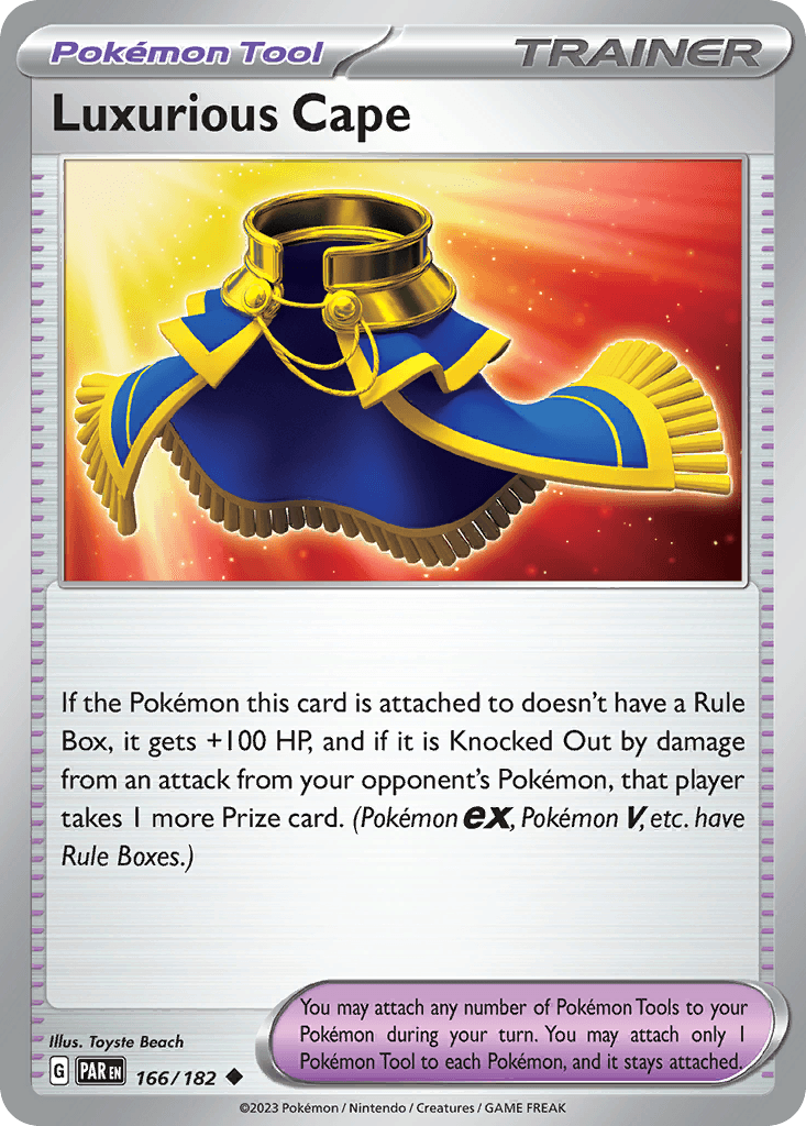 Luxurious Cape Pokémon card