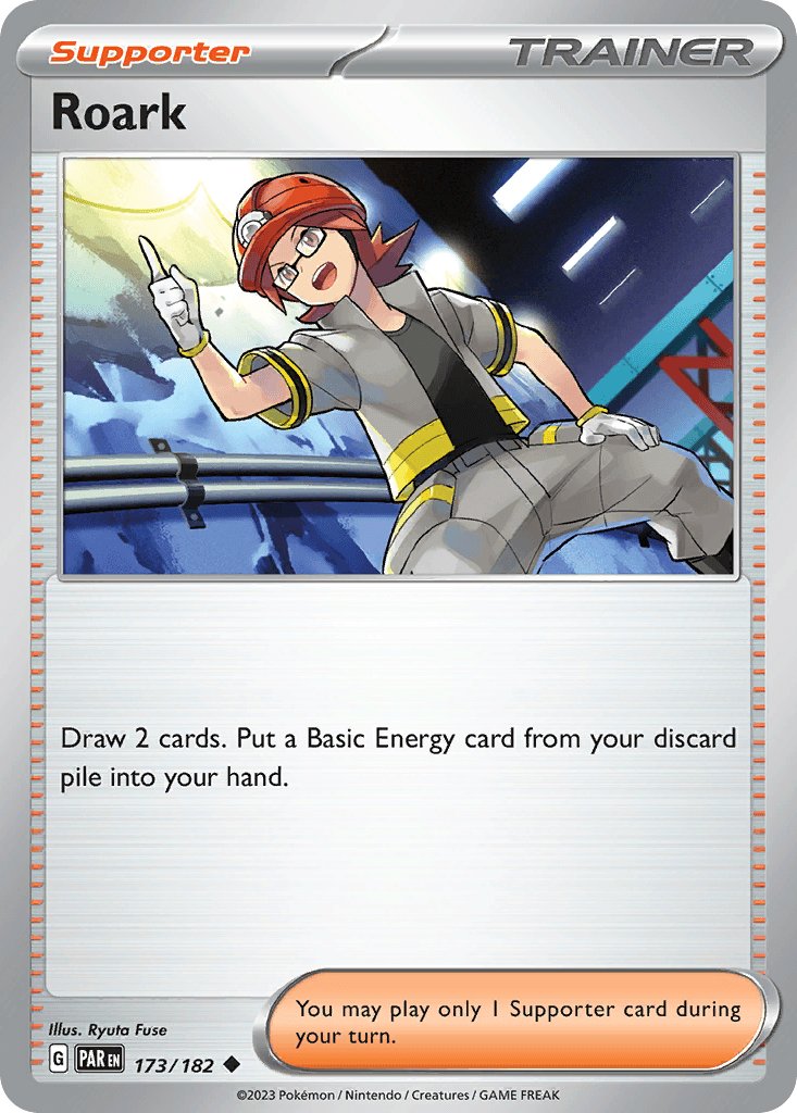 Roark Pokémon card