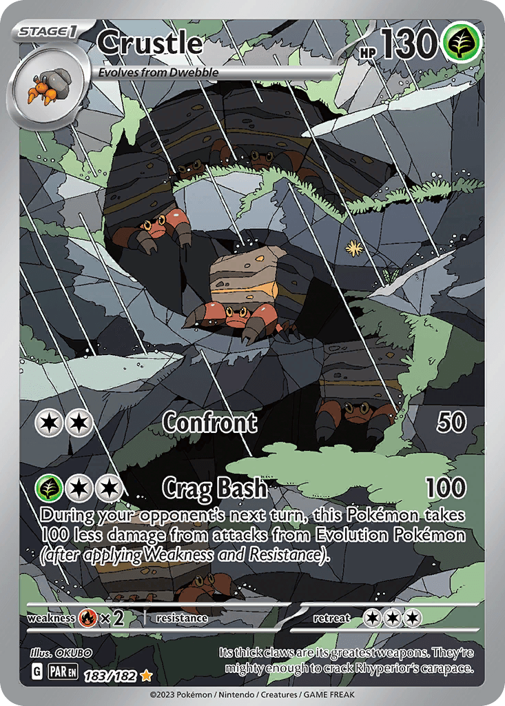 Crustle Pokémon card
