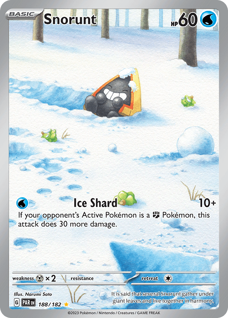 Snorunt Pokémon card