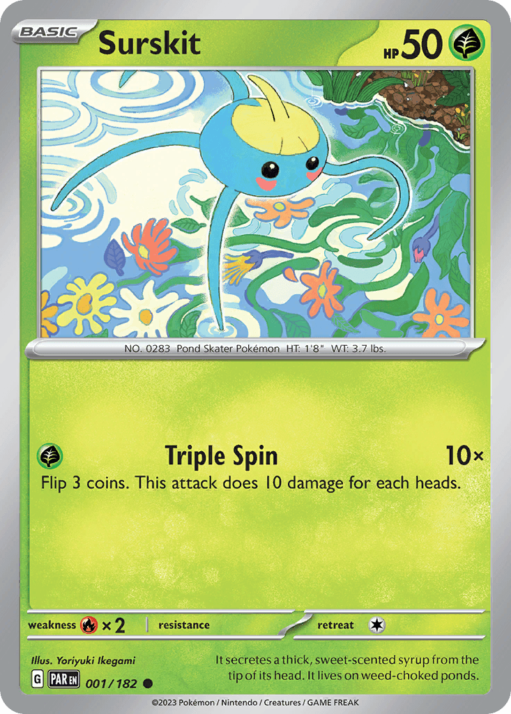 Surskit Pokémon card