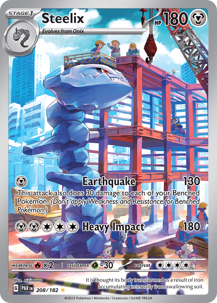 Steelix Pokémon card