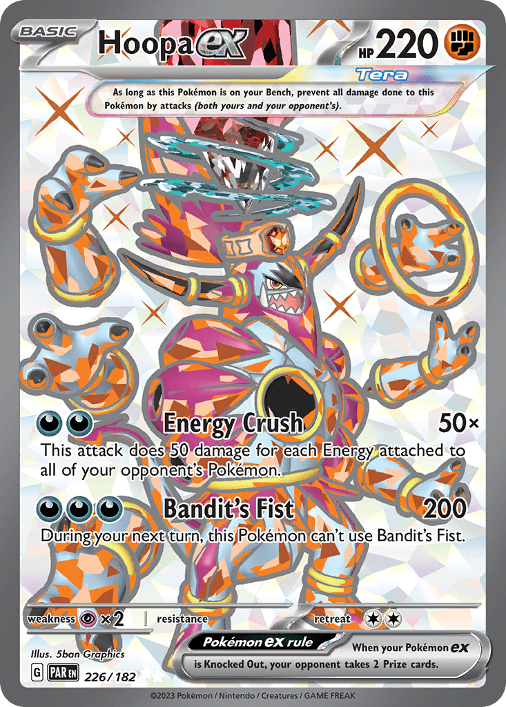 Hoopa ex Pokémon card