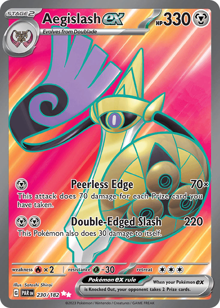 Aegislash ex Pokémon card