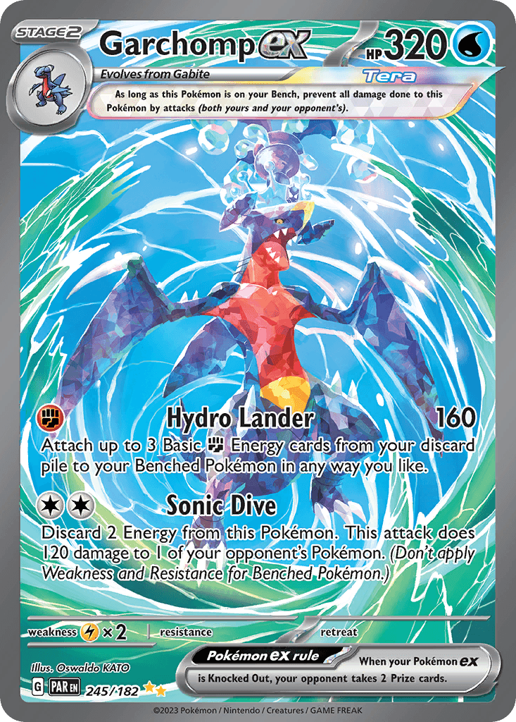 Garchomp ex Pokémon card