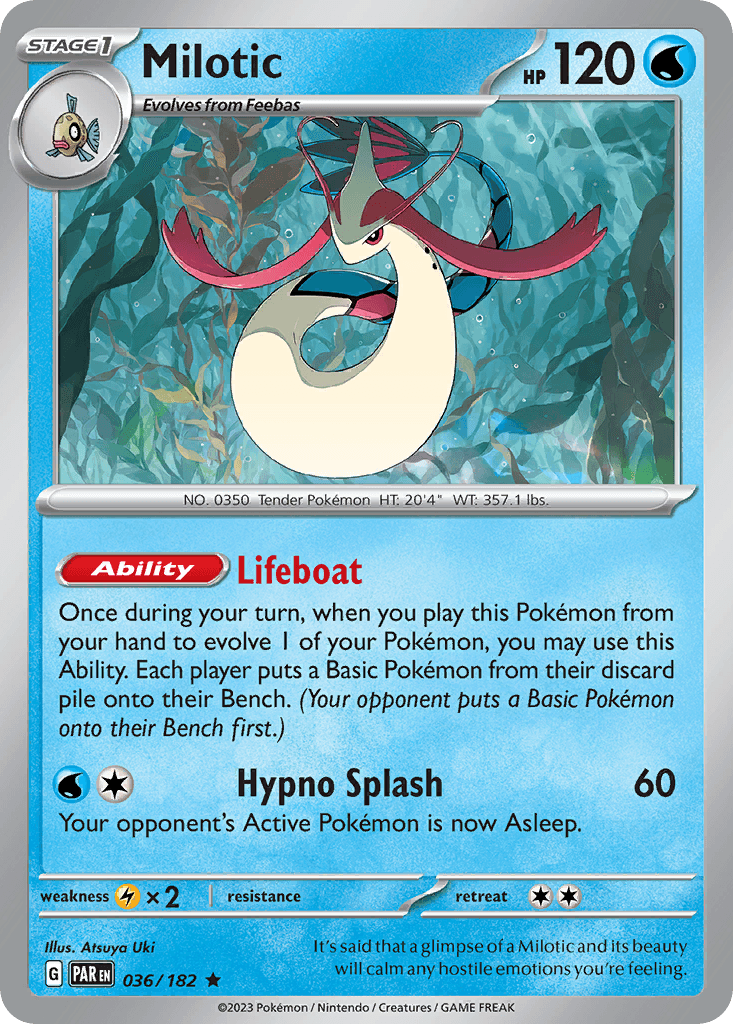 Milotic Pokémon card