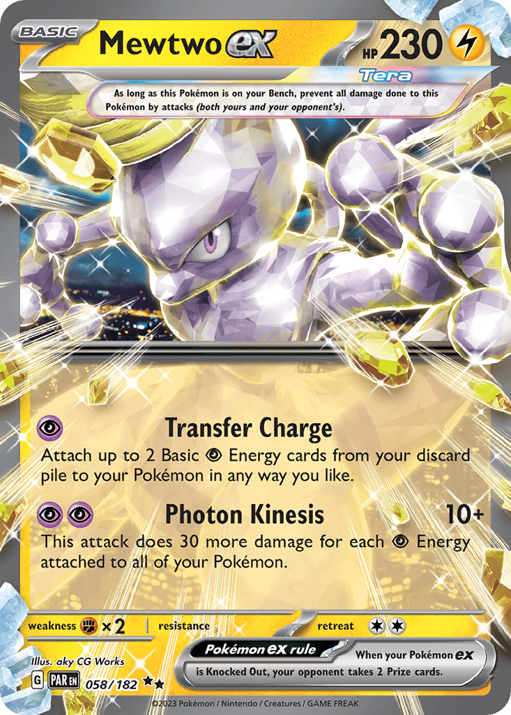 Mewtwo ex from Paradox Rift