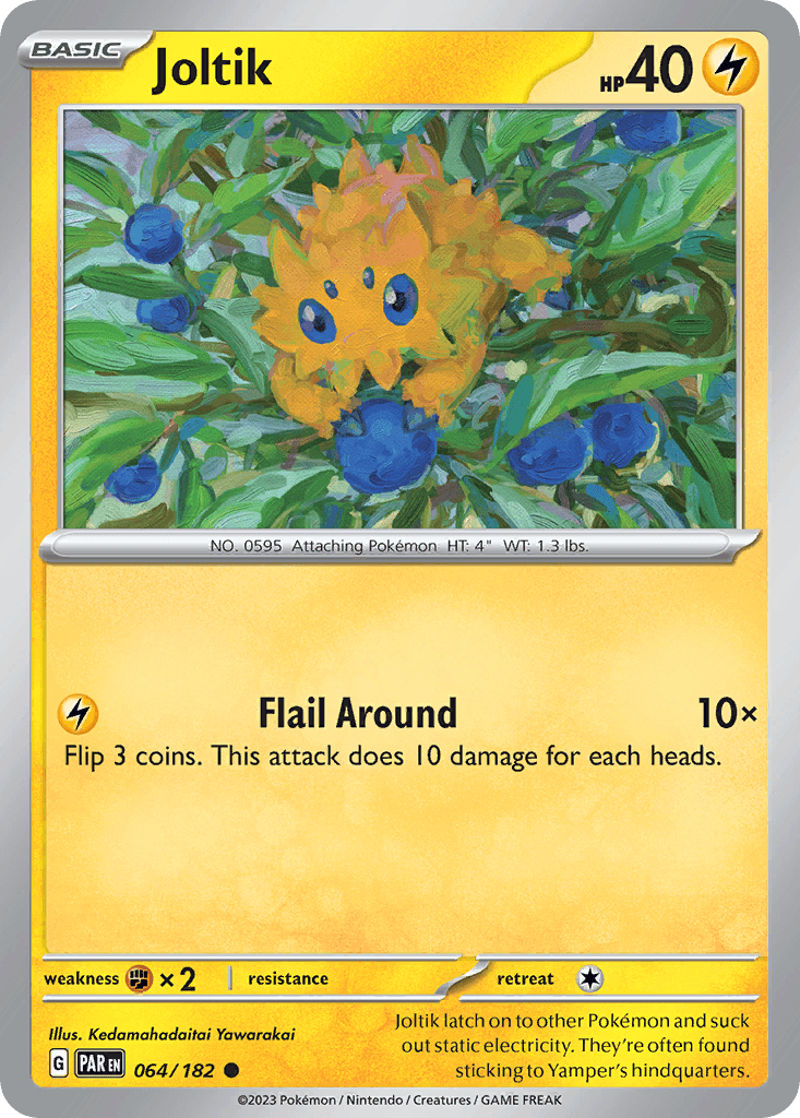 Joltik Pokémon card