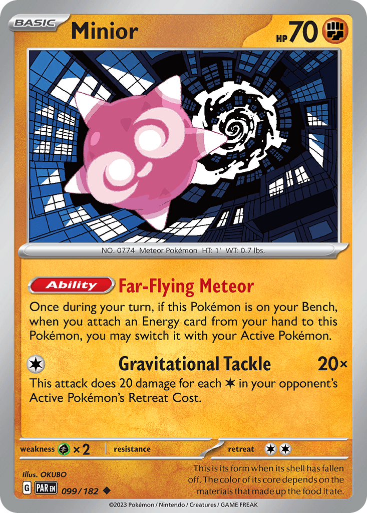 Minior Pokémon card