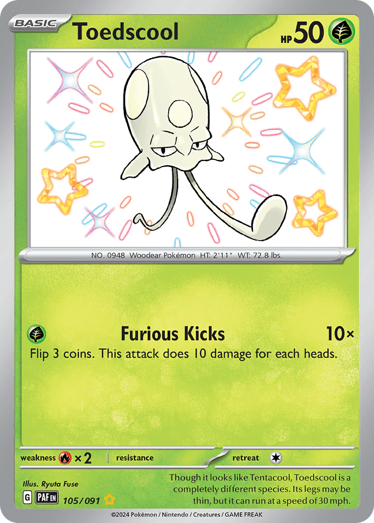 Toedscool Pokémon card