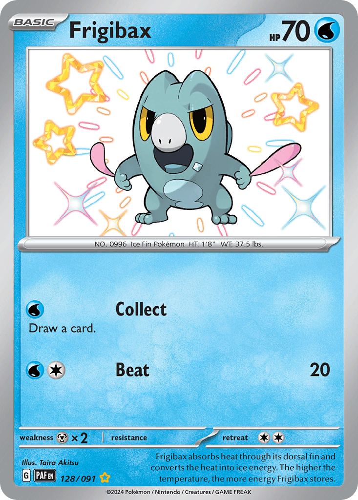 Frigibax Pokémon card
