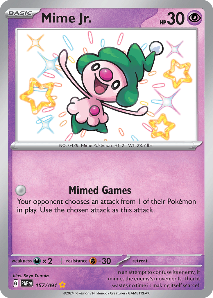 Mime Jr. Pokémon card