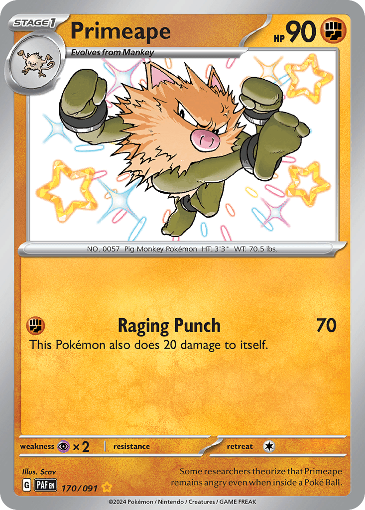 Primeape — Shiny Rare