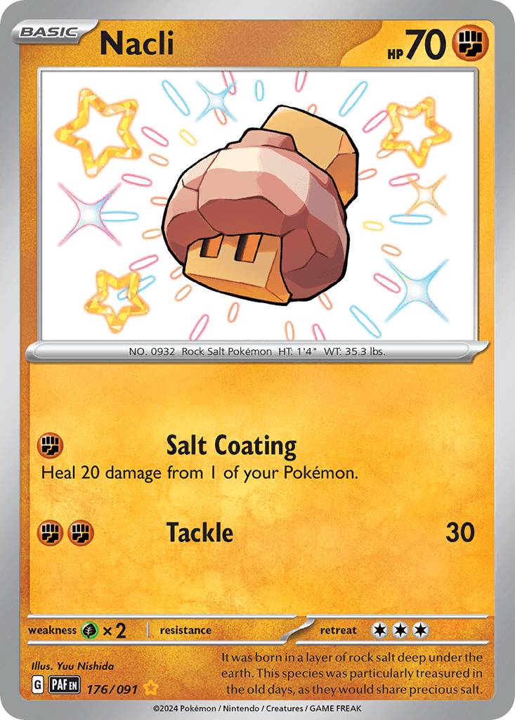 Nacli Pokémon card