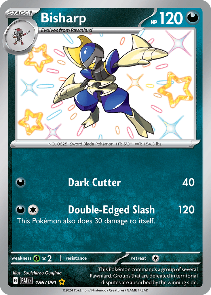 Bisharp Pokémon card