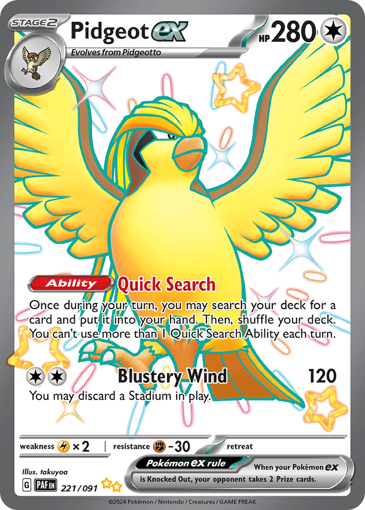 Pidgeot ex — Shiny Ultra Rare