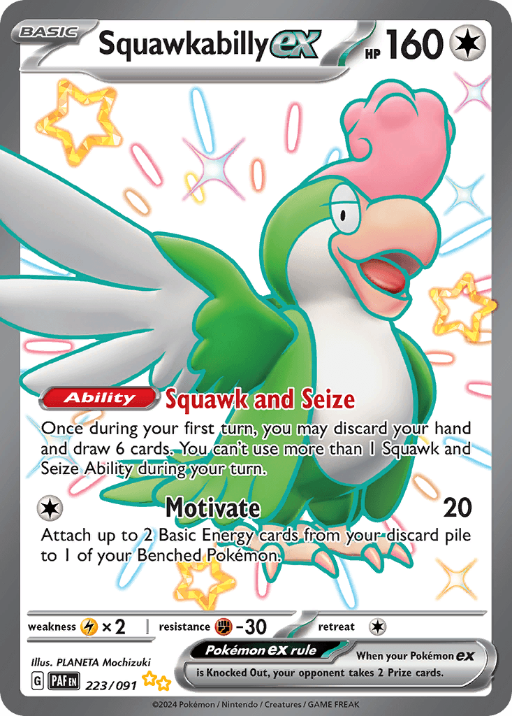 Squawkabilly ex — Shiny Ultra Rare