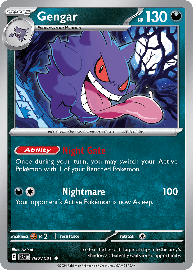 Gengar from Paldean Fates