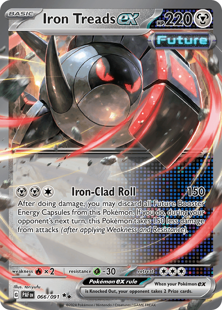 Iron Treads ex Pokémon card
