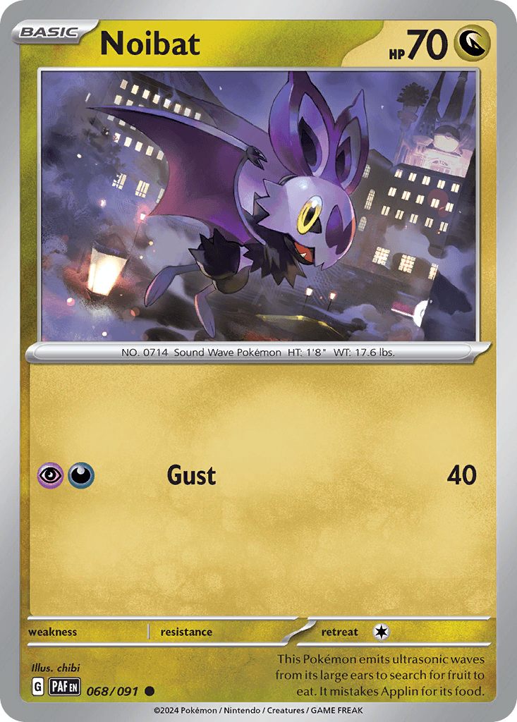Noibat Pokémon card