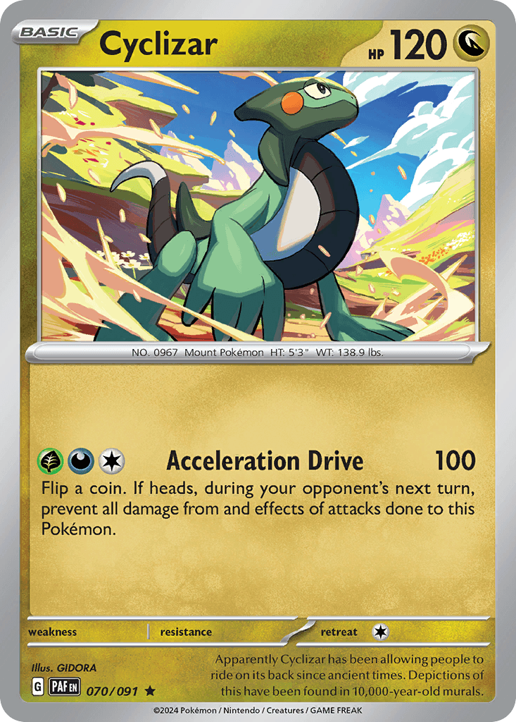 Cyclizar Pokémon card