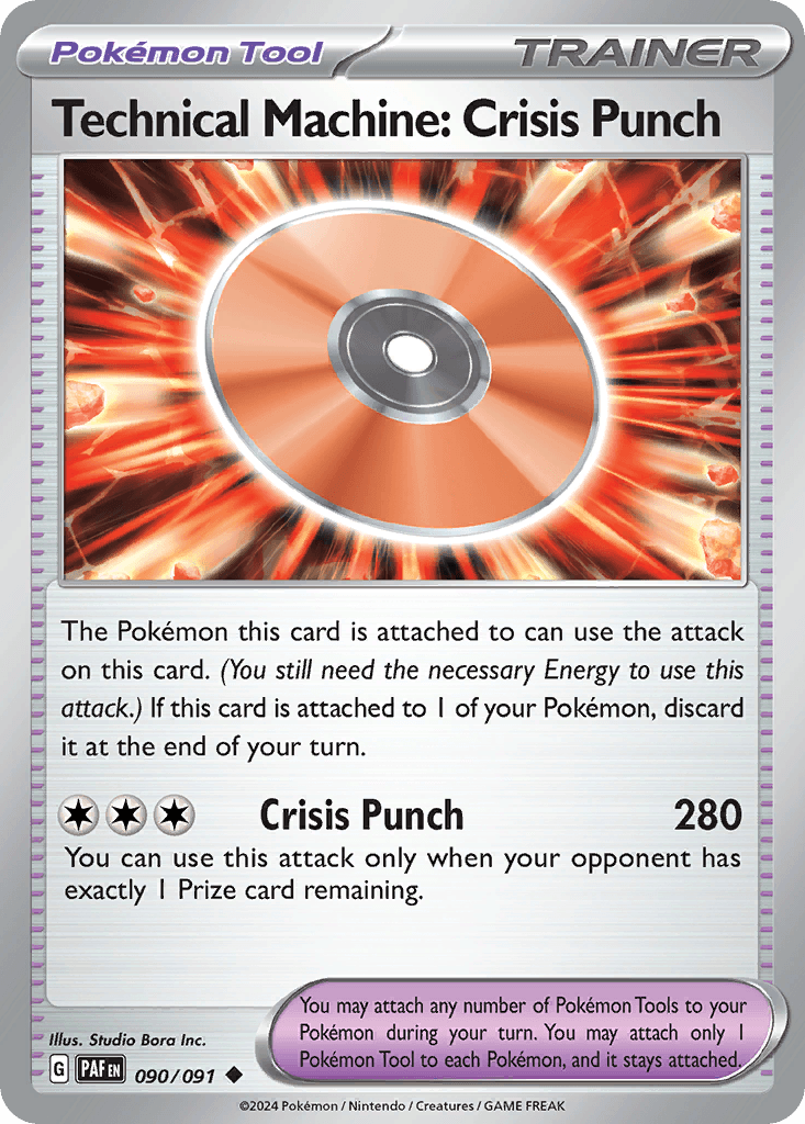 Technical Machine: Crisis Punch Pokémon card