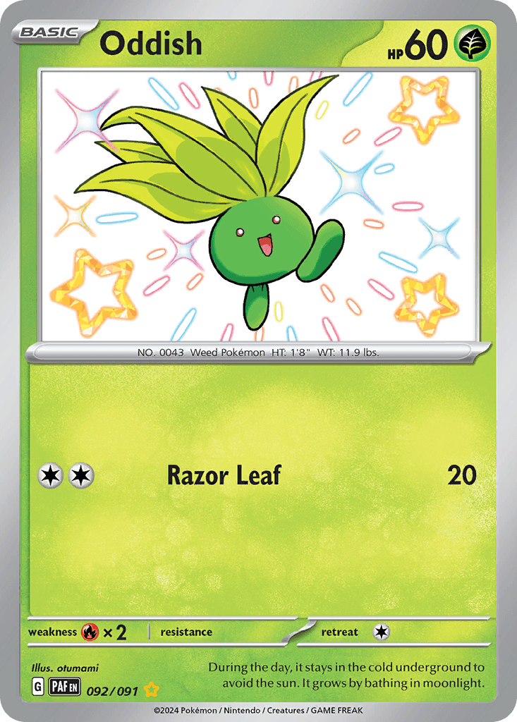 Oddish — Shiny Rare