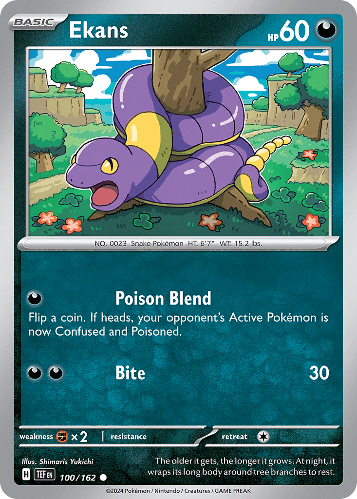 Ekans Pokémon card