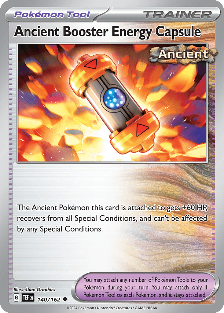 Ancient Booster Energy Capsule Pokémon card