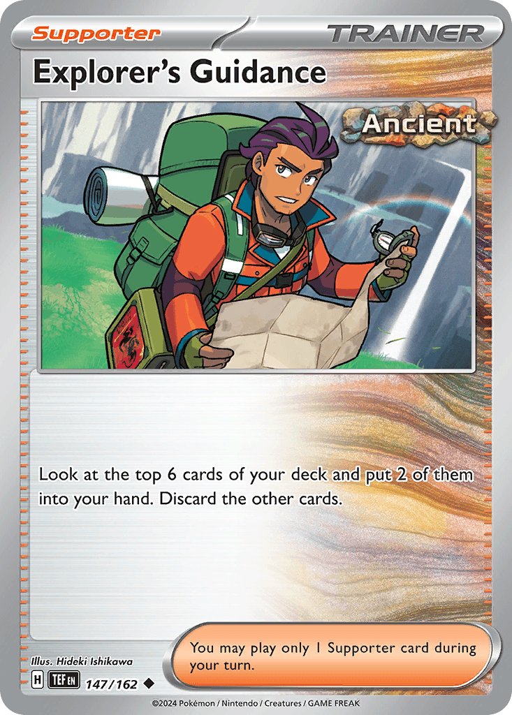 Explorer's Guidance Pokémon card