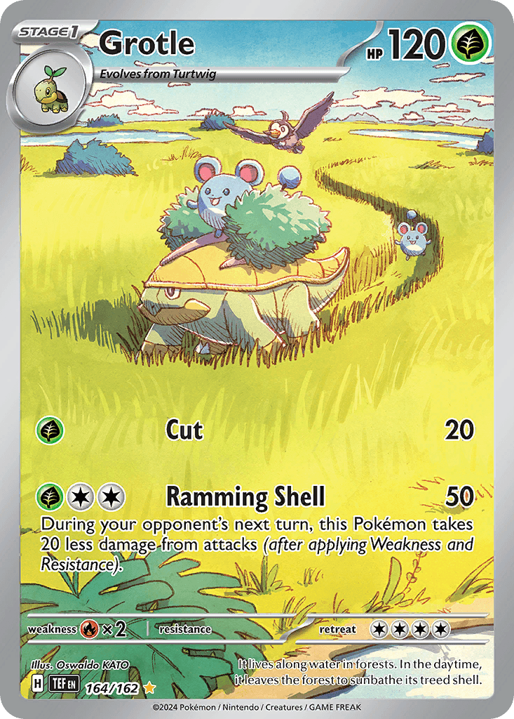 Grotle Pokémon card