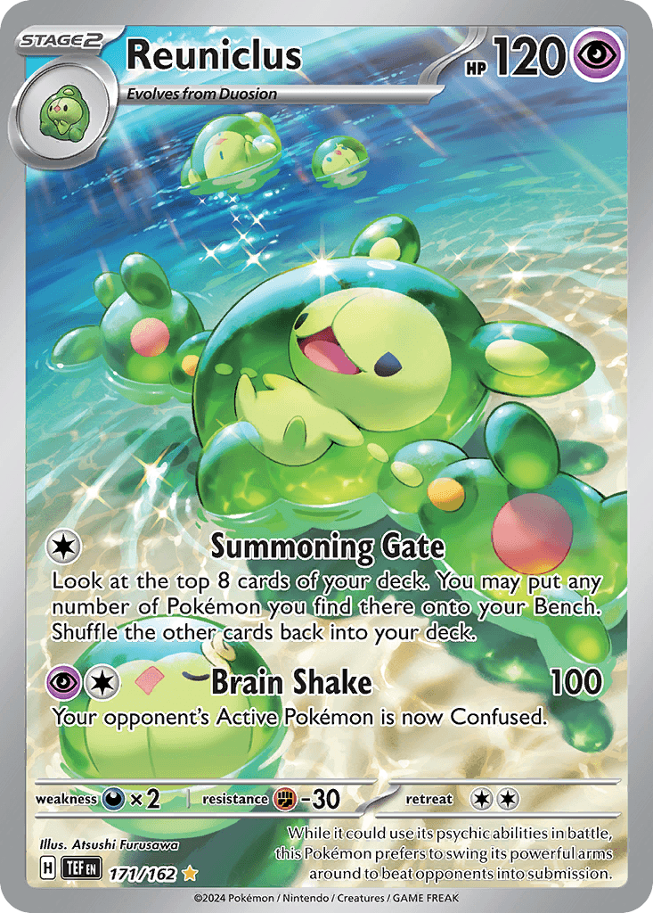 Reuniclus illustrated by Atsushi Furusawa