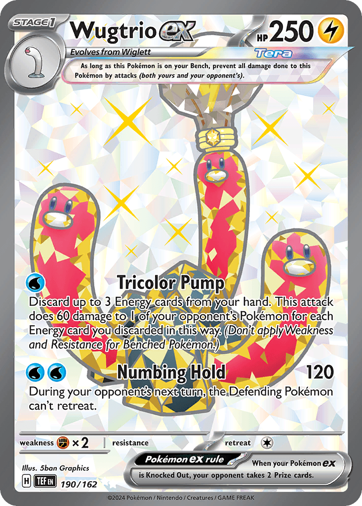 Wugtrio ex Pokémon card