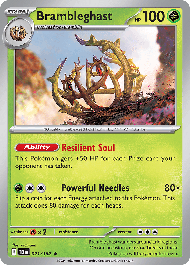 Brambleghast Pokémon card