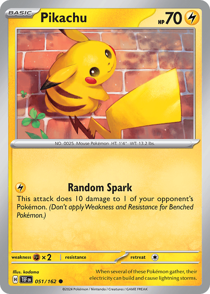 Pikachu from Temporal Forces
