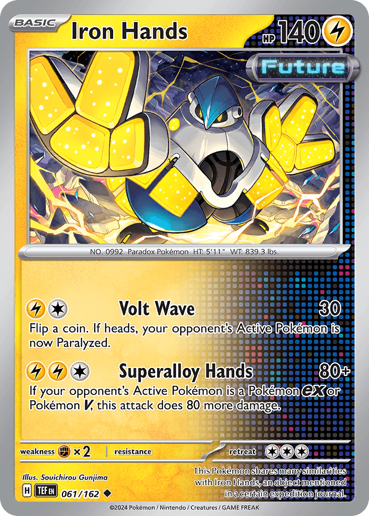 Iron Hands Pokémon card