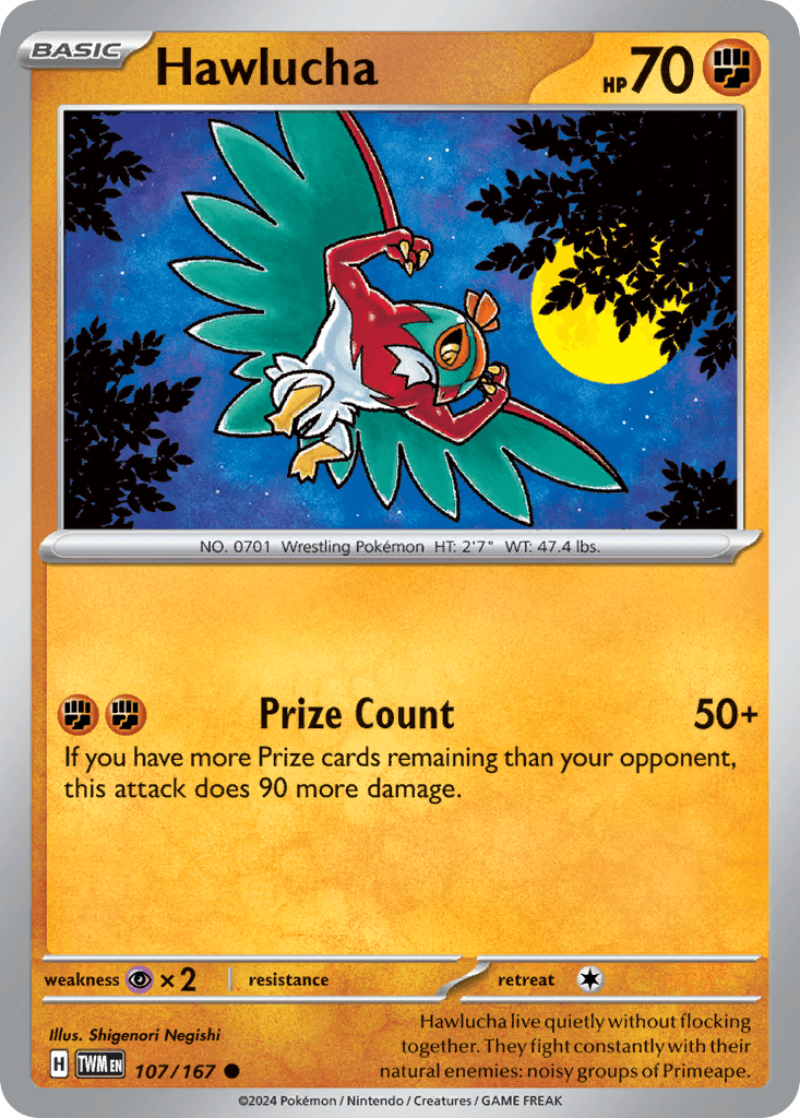 Hawlucha Pokémon card