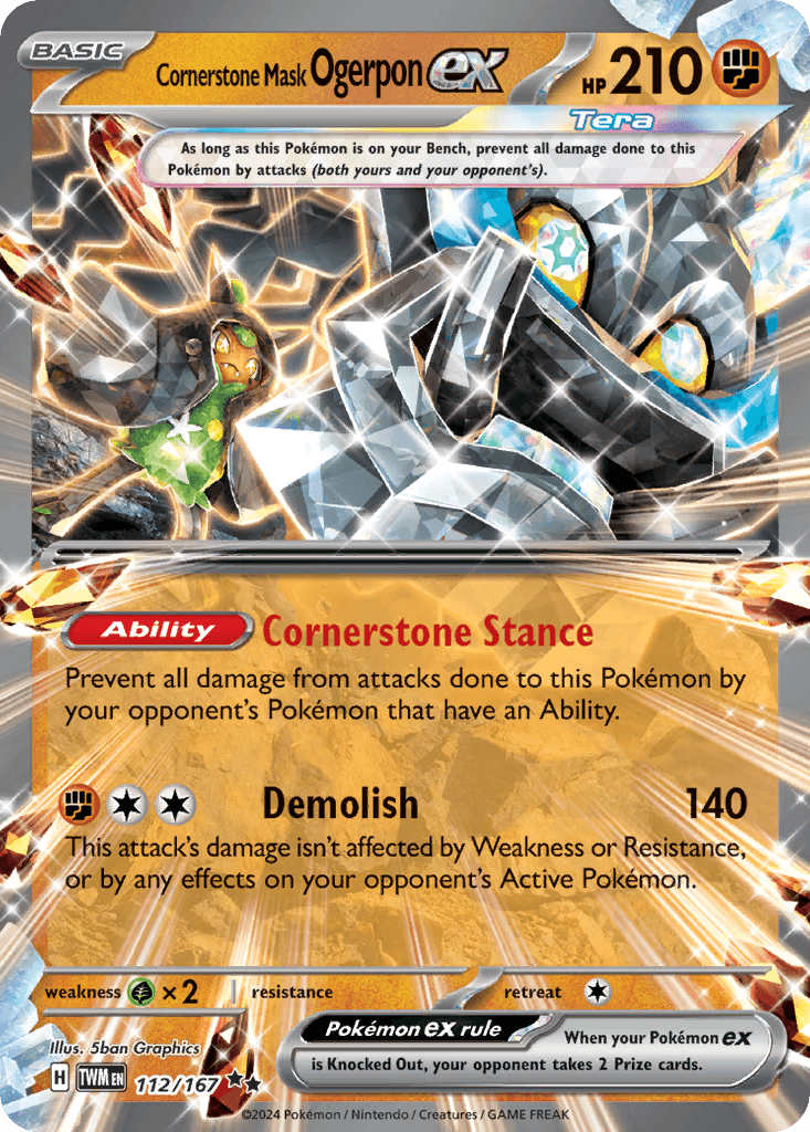 Cornerstone Mask Ogerpon ex — Double Rare