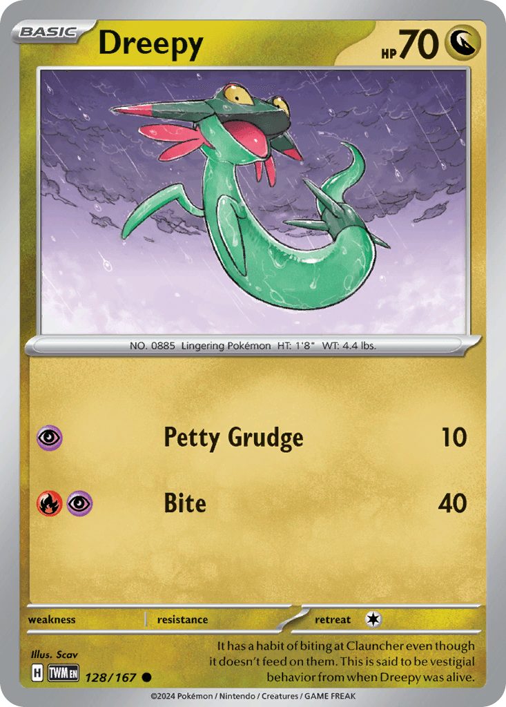 Dreepy Pokémon card