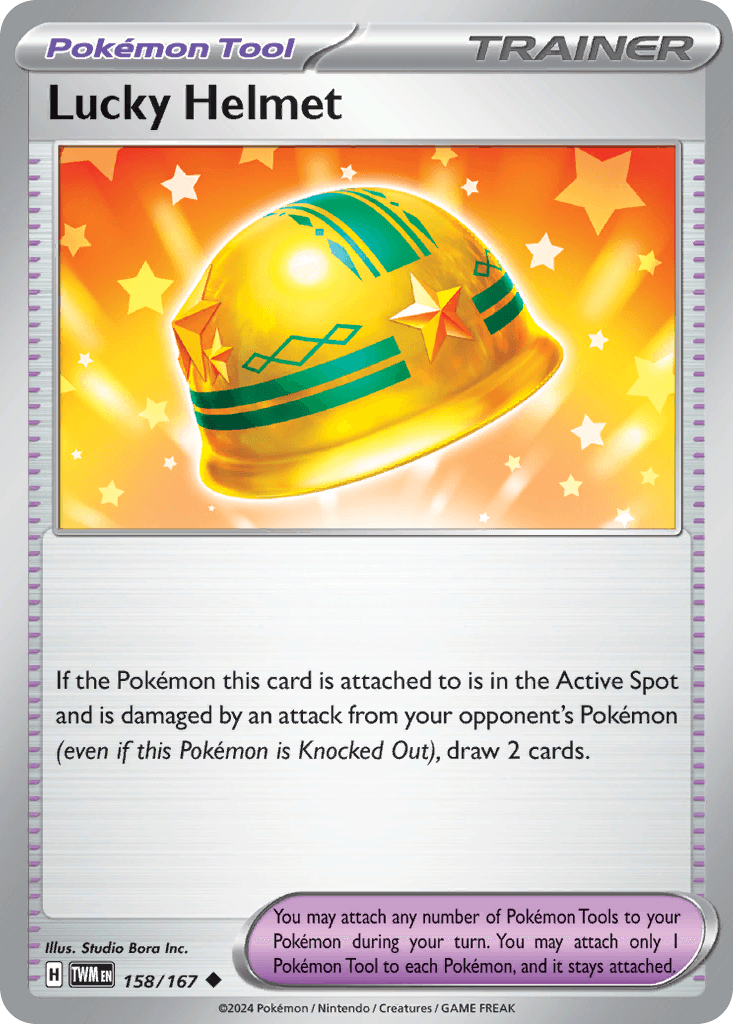 Lucky Helmet Pokémon card