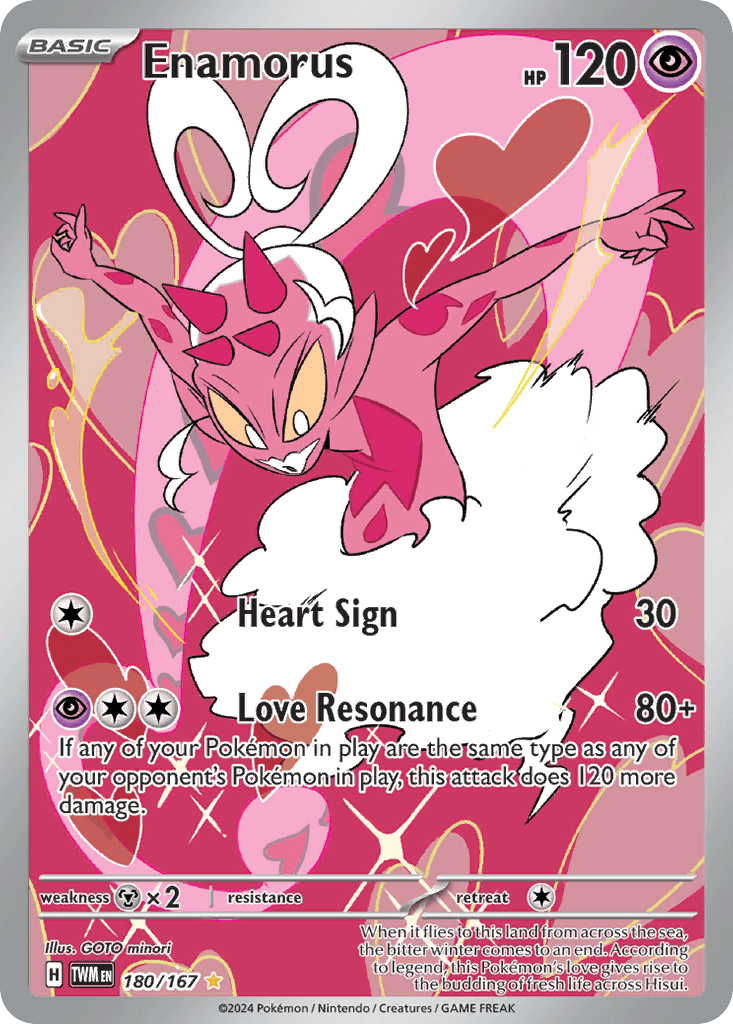 Enamorus Pokémon card