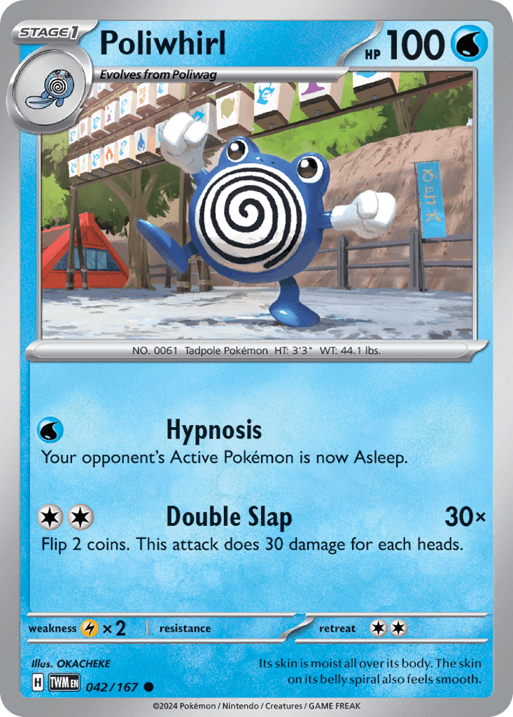 Poliwhirl Pokémon card