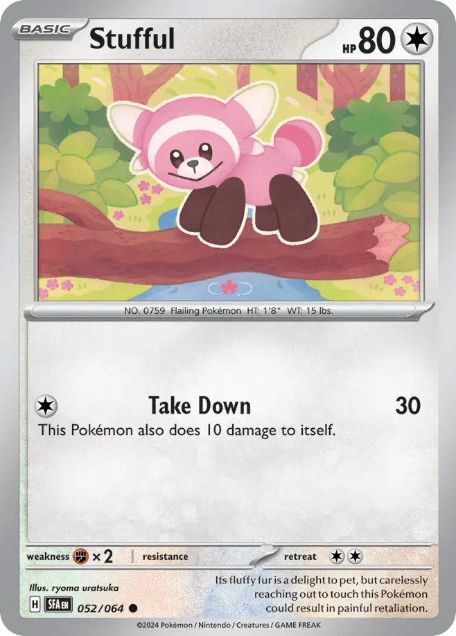 Stufful Pokémon card