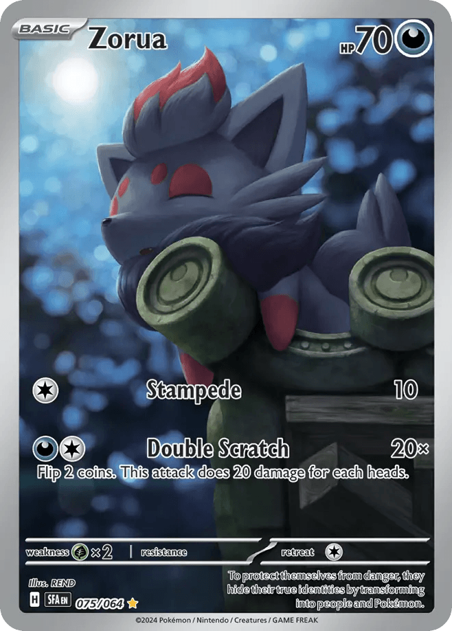 Zorua Pokémon card