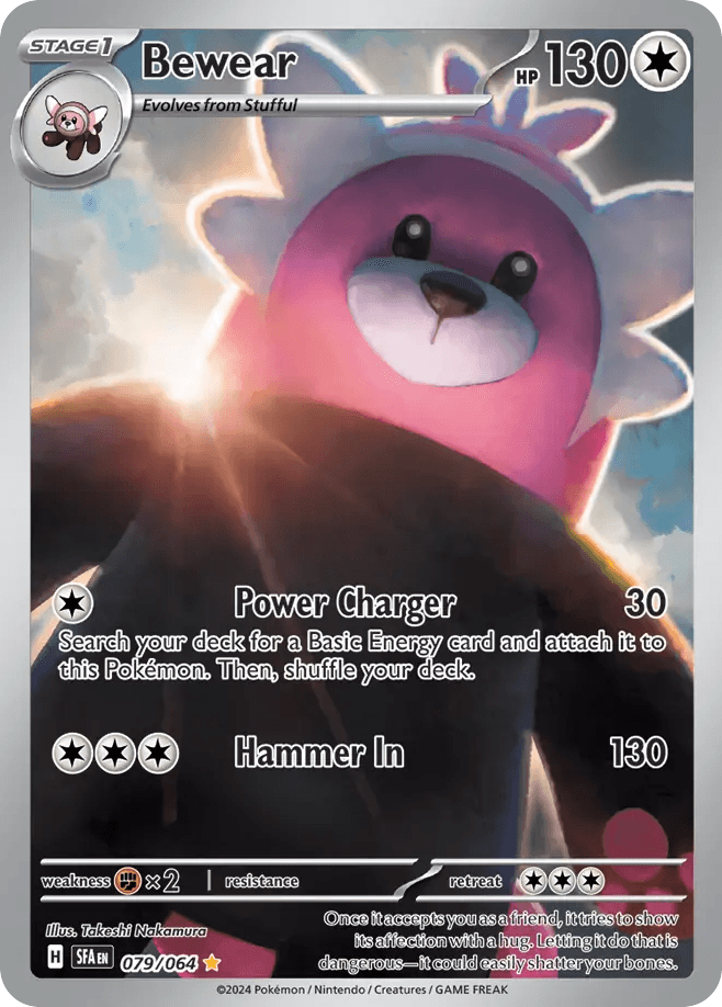 Bewear Pokémon card