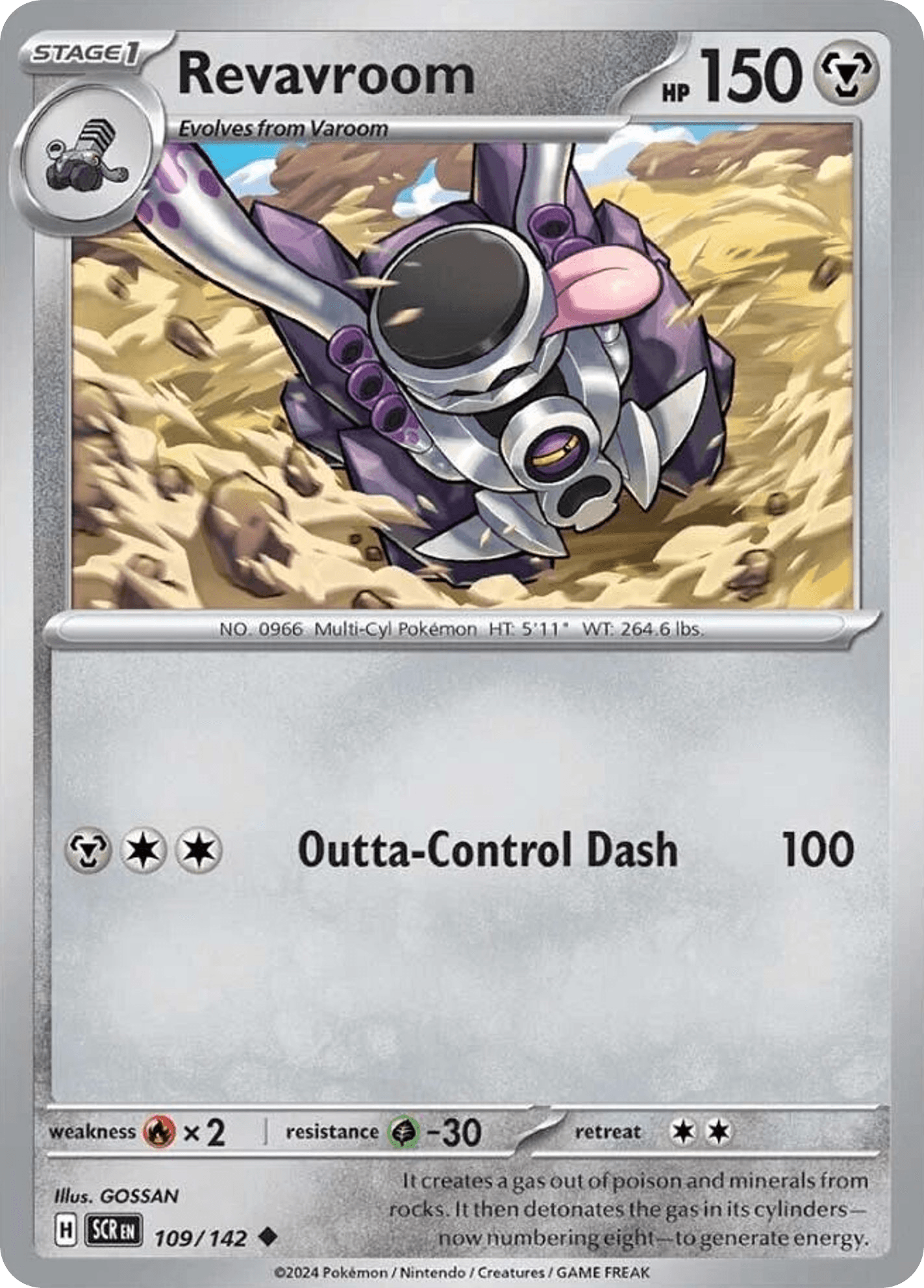 Revavroom Pokémon card