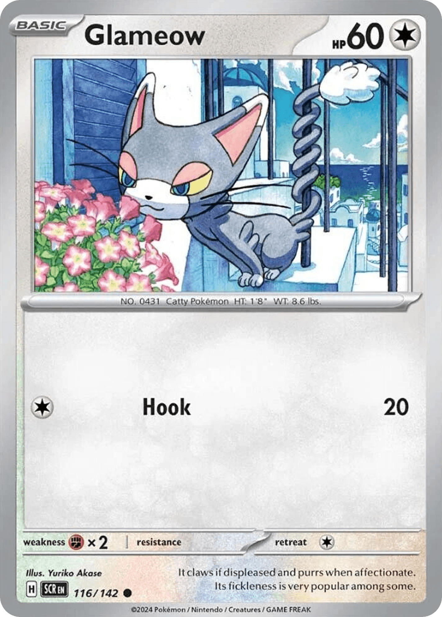 Glameow Pokémon card