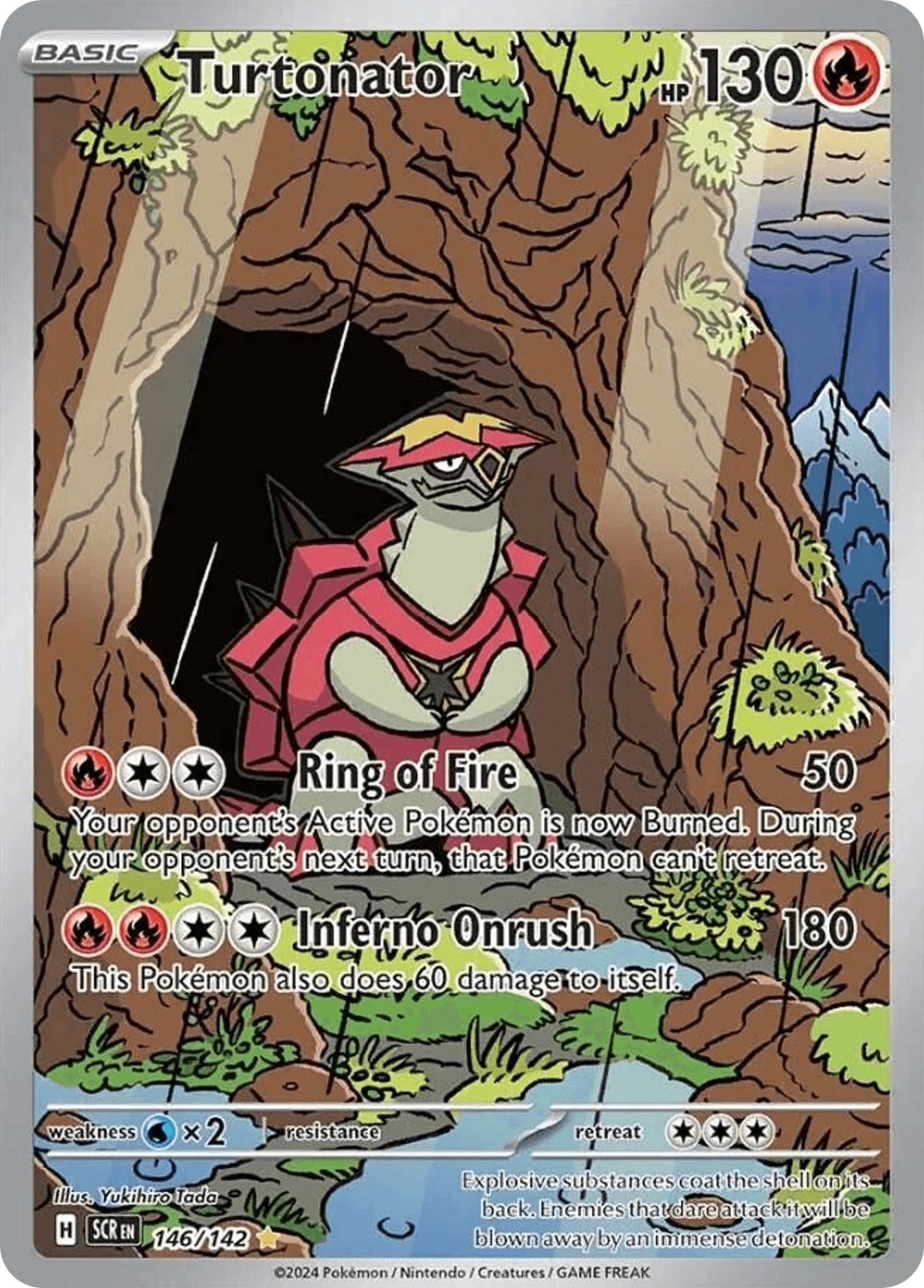 Turtonator Pokémon card