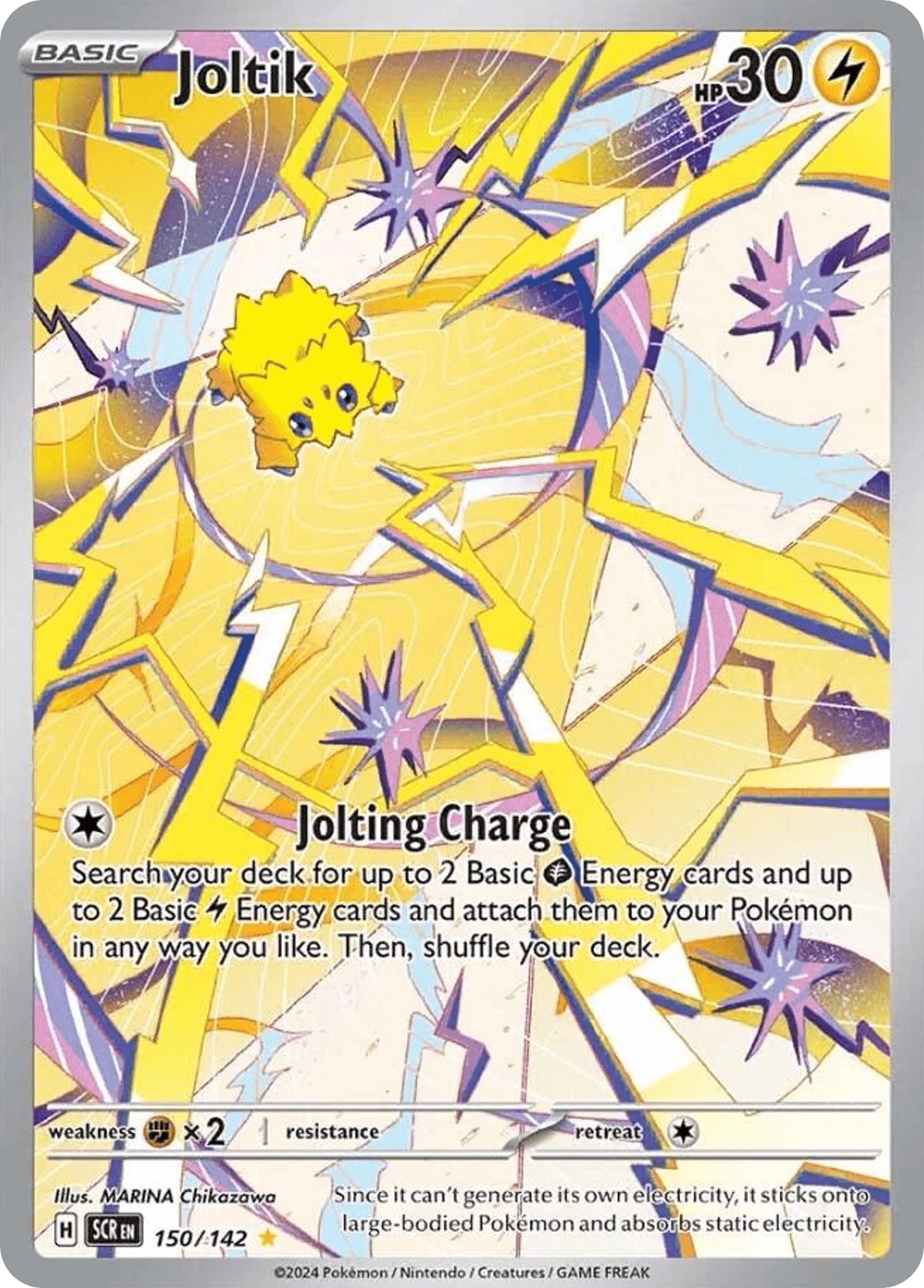 Joltik Pokémon card